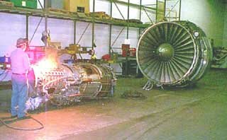 Dismantling Commercial and Military Jet Engines and Engine Components